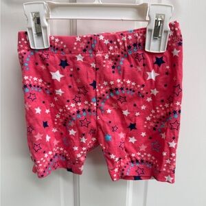 NWOT Member's Mark 3T Girls Pink Multicolor Starry Pajama Soft Shorts
